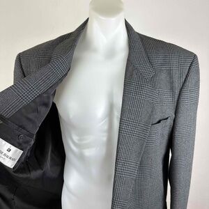 Balmain Silk Sport Jacket w/ Multicolored Accents Size XXL